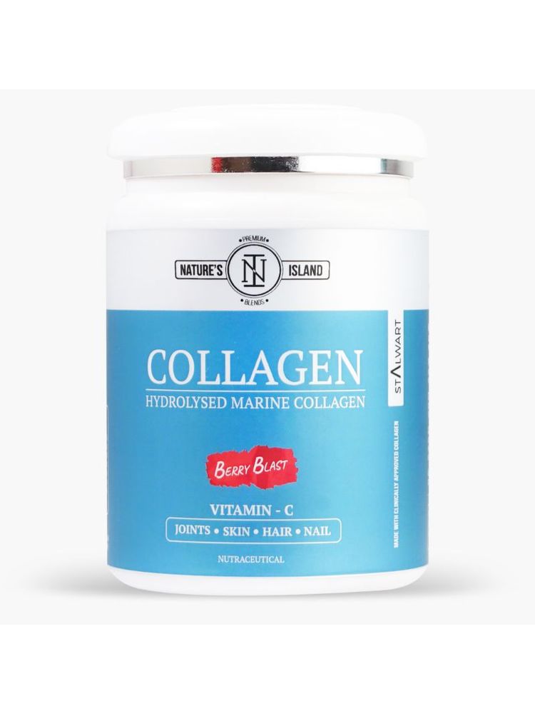 Nature's Island Hydrolyzed Marine Collagen With Vitamin C For Skin, Hair, Nails & Joints - Berry-image-30