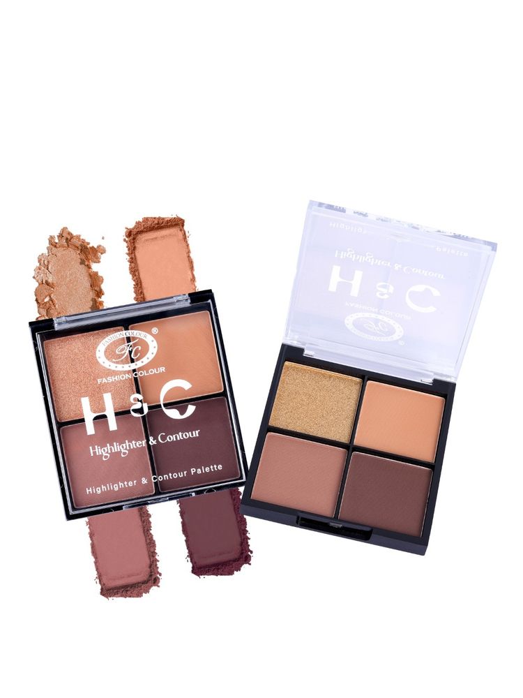 FASHION COLOUR H & C Highlighter & Contour Palette Radiant Glow-picture-13