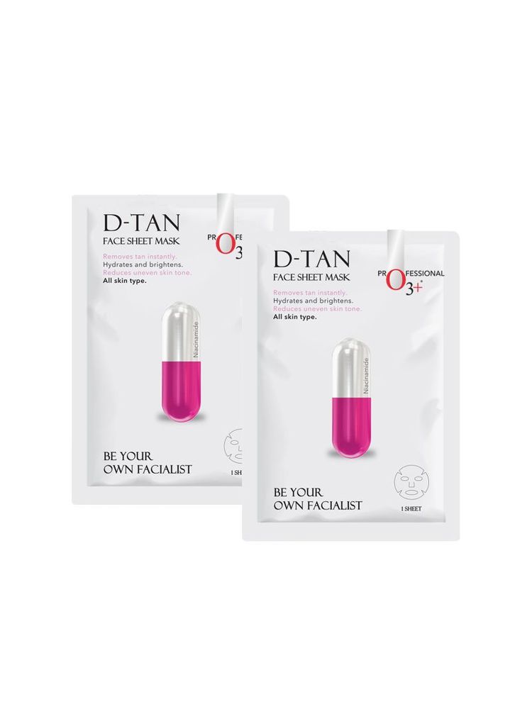 O3+ Facialist Dtan Face Sheet Mask With Niacinamide