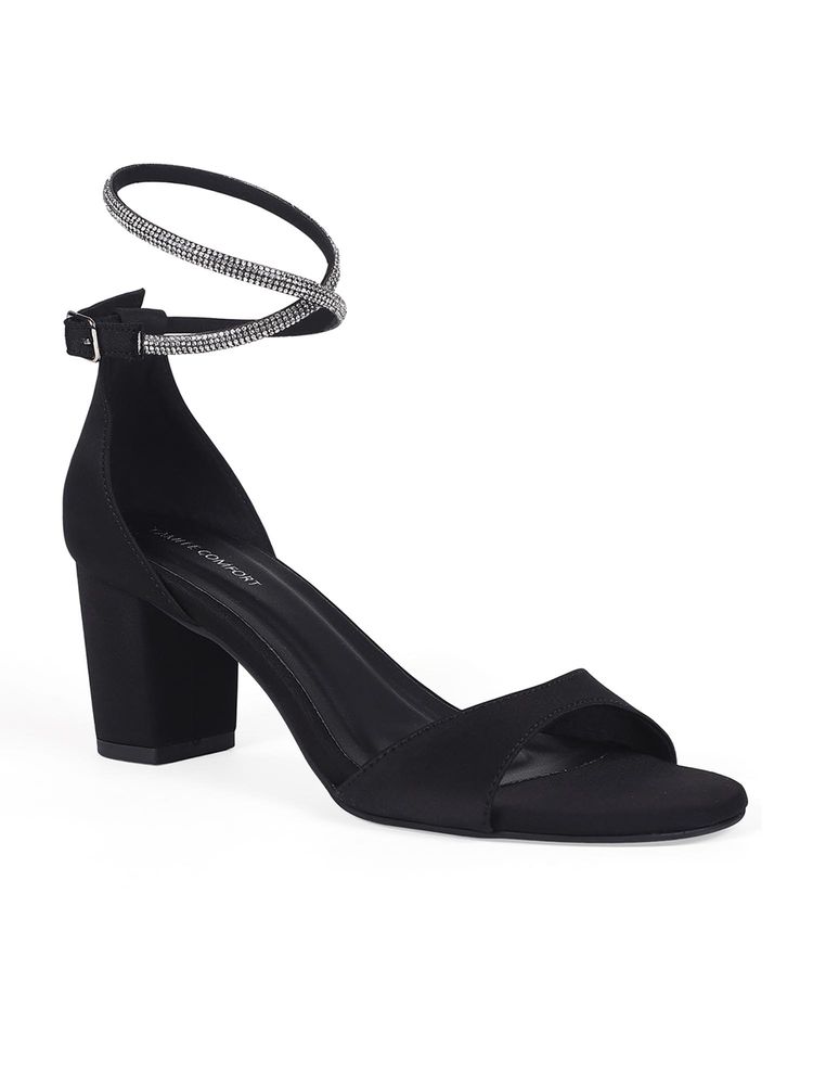CAMLEE COMFORT Women Black Sandal Heels-image-25
