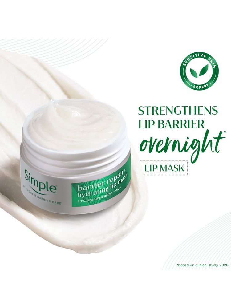 Simple Barrier Repair+Hydrating Lip Mask With 10% Pro-Ceramides Lip Balm-image-35