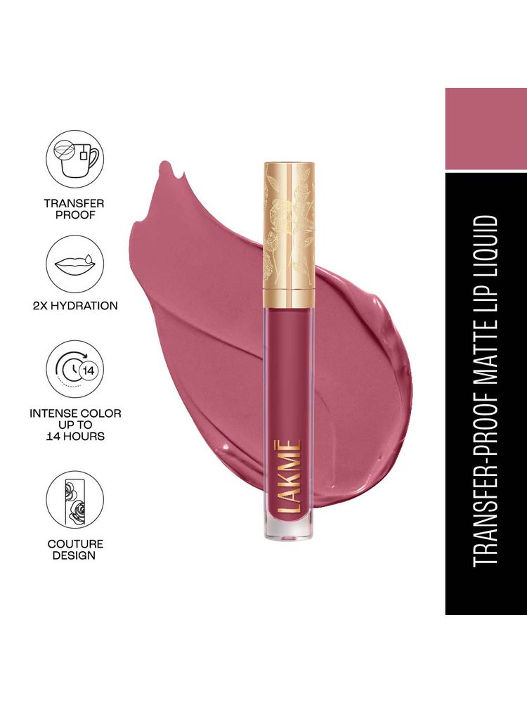 Lakme Rouge Bloom Matte Lip Liquid-image-12