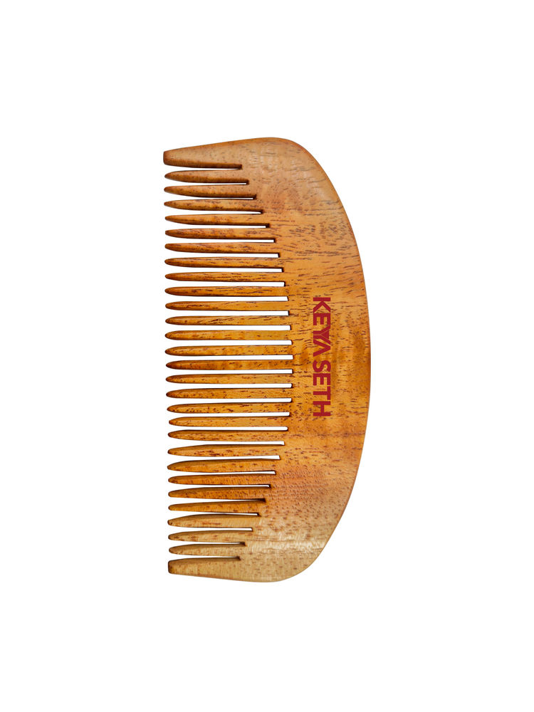Keya Seth Aromatherapy 3-in-1 Neem Wooden Comb Small Size-picture-22