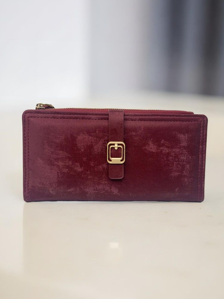 CrossKulture Women Burgundy Solid Wallet-picture-28