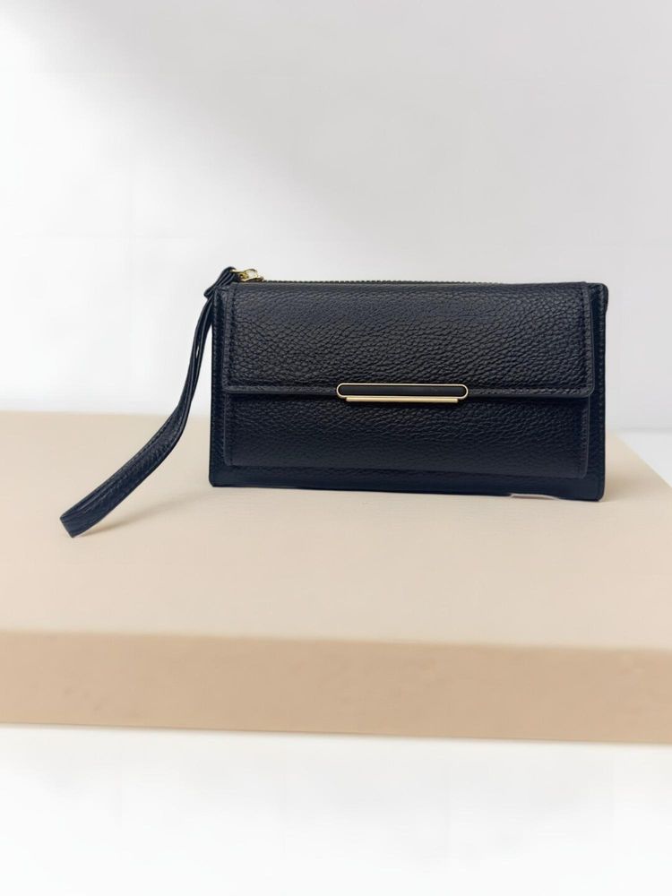 CrossKulture Women Black Textured Wallet-picture-17