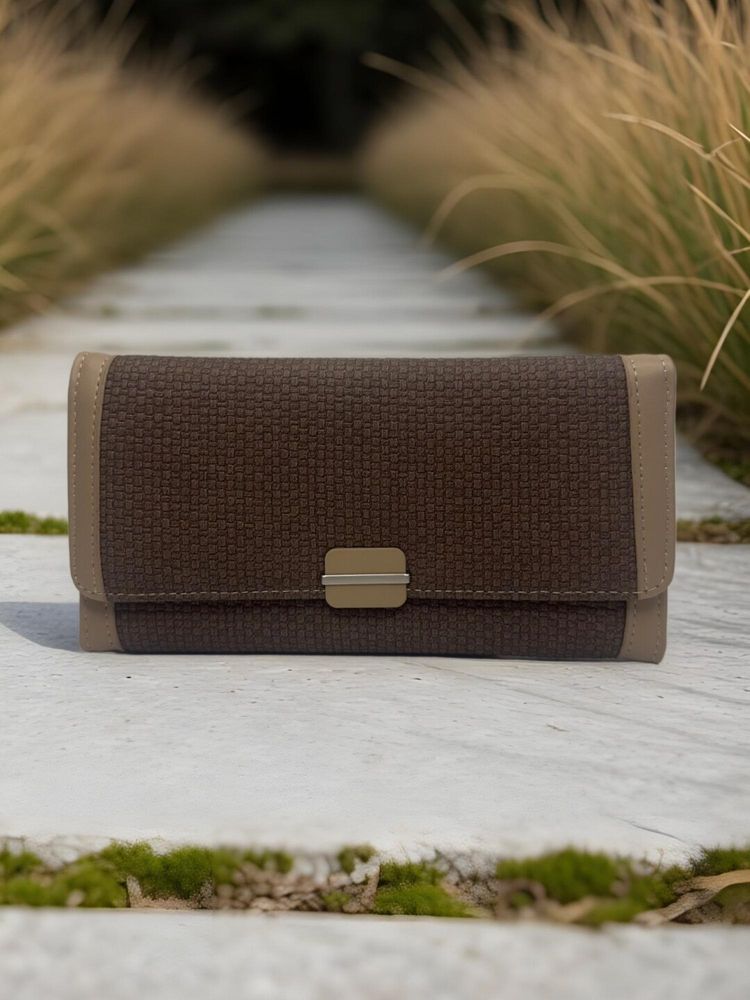 CrossKulture Women Brown Textured Wallet-picture-36