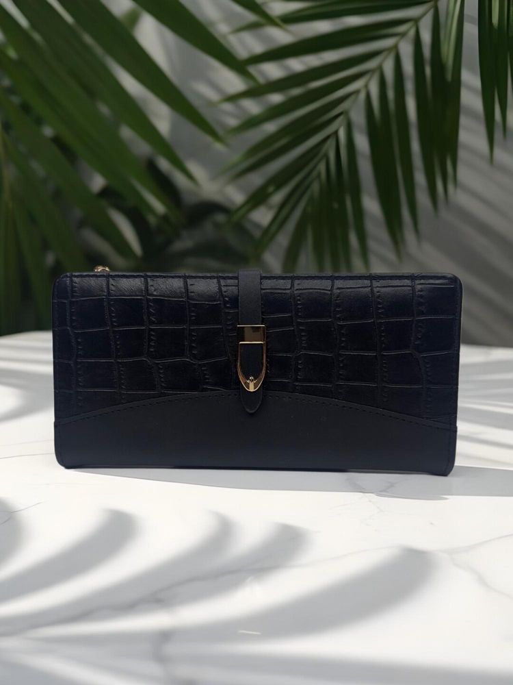 CrossKulture Women Black Textured Wallet-picture-23