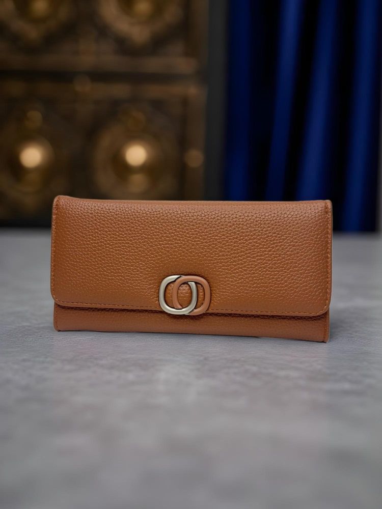 CrossKulture Women Brown Textured Wallet-picture-12
