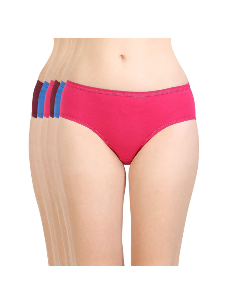 Bodycare Women's Combed Cotton Assorted Hipster Panty (Pack of 6)-picture-17