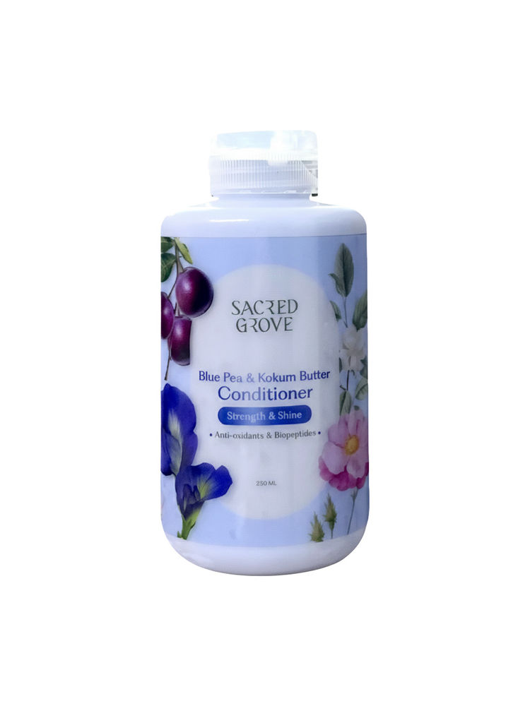 Sacred Grove Blue Pea & Kokum Butter Conditioner For Strength & Shine-image-3