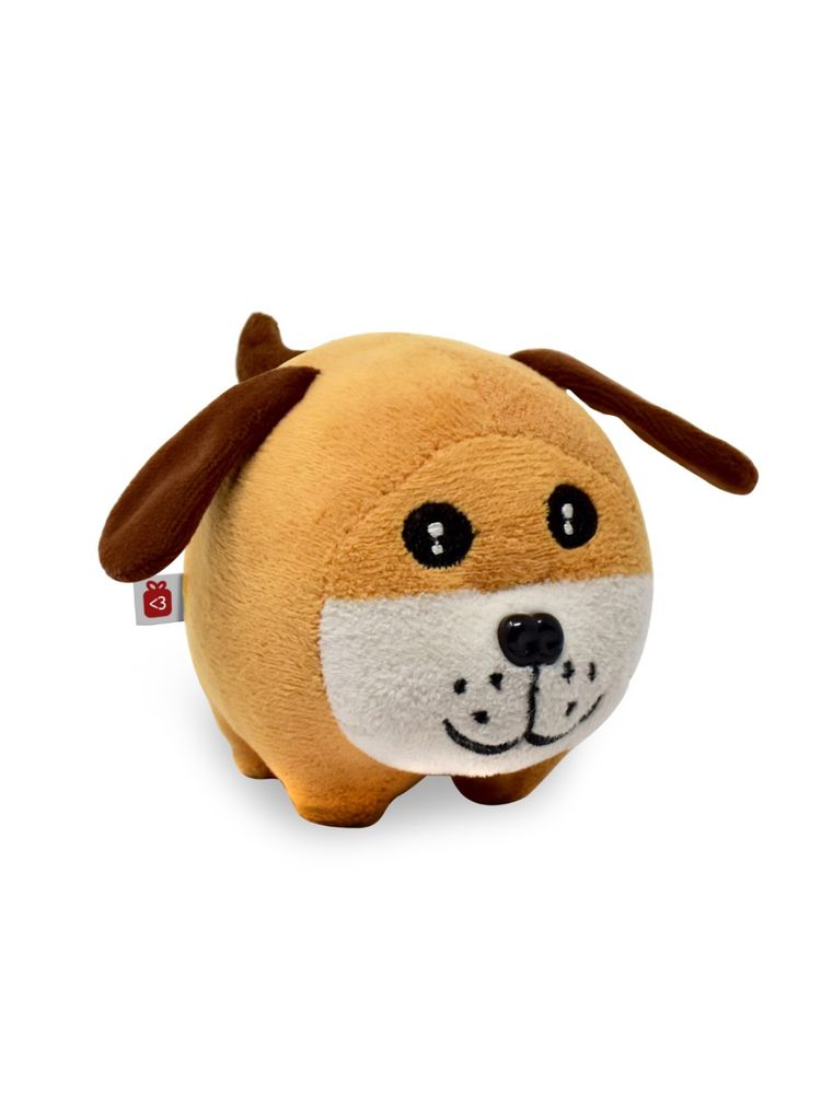 Indigifts Stuffed Soft Toy Puppy For Gift Cuddle Toy Stress Buster For Kids Multicolor-image-5