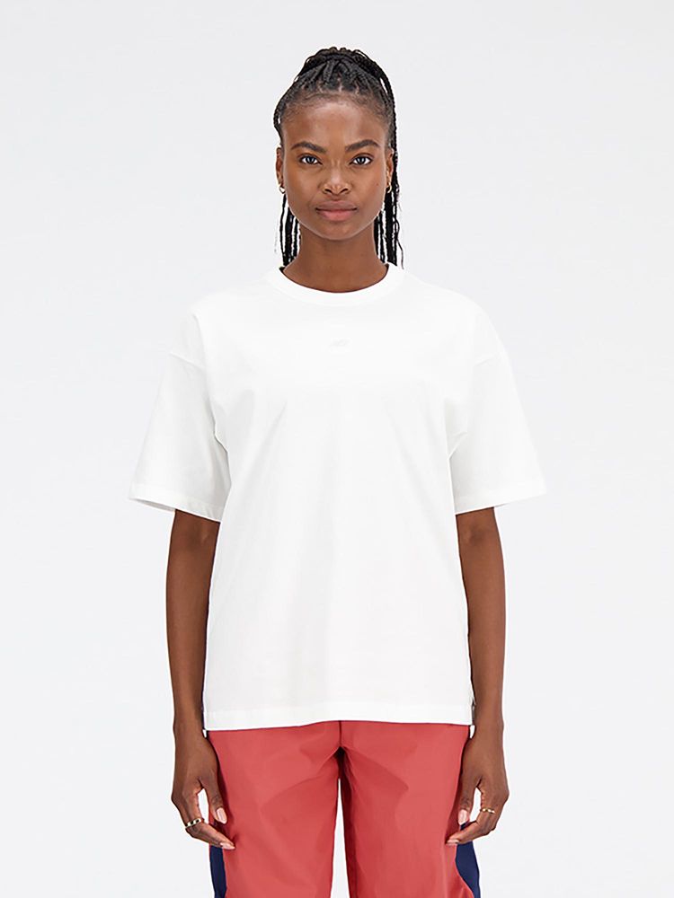 New Balance Women Half Sleeves White T-Shirt-picture-26