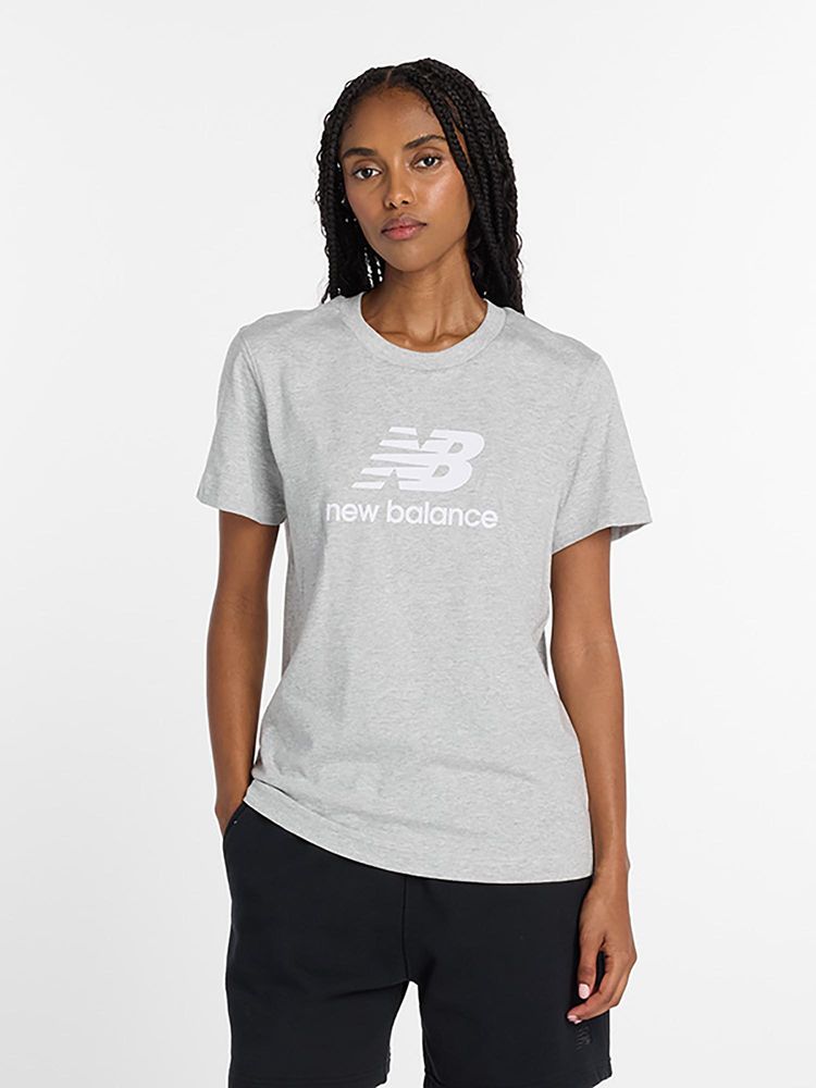 New Balance Women Half Sleeves Grey T-Shirt-image-47