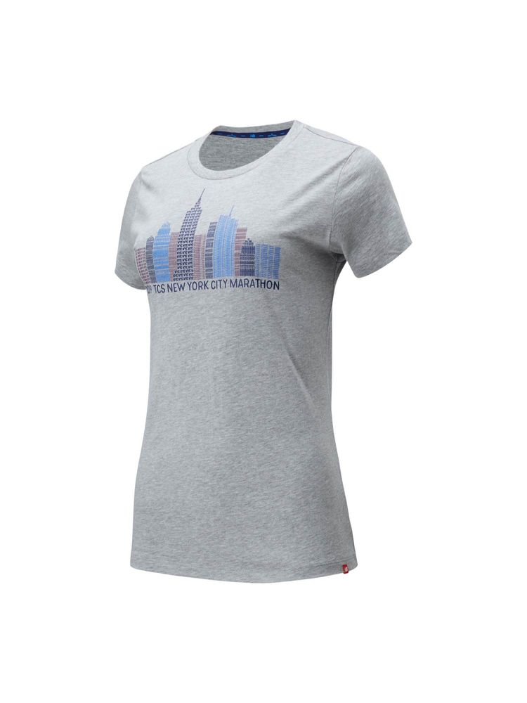 New Balance Women Half Sleeves Grey T-Shirt-picture-34