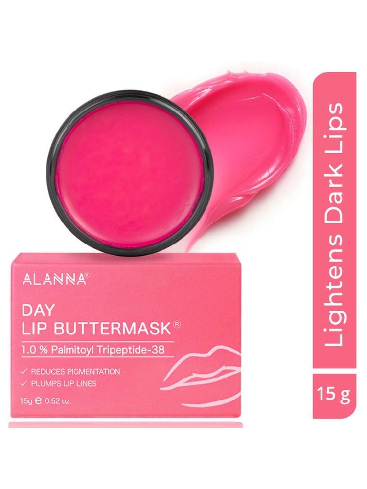 ALANNA Day Lip ButterMask, Moisturizing Daytime Lip Care, For Dark & Dry Pigmented Lips