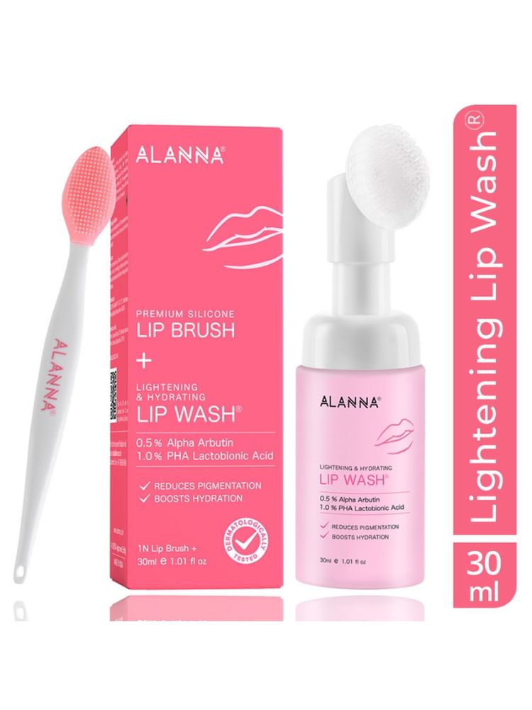 ALANNA LipWash Women, Lip Brightening, Lip Cleanser, For Dark & Dry Pigmented Lips