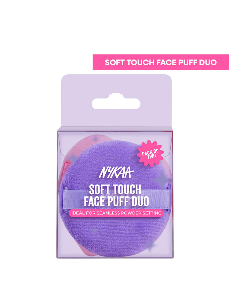 nykaa cosmetics Nykaa Tools Soft Touch Face Puff Duo-Heart & Round Shapes for Makeup Blending and Powder Setting-2Pc-picture-11