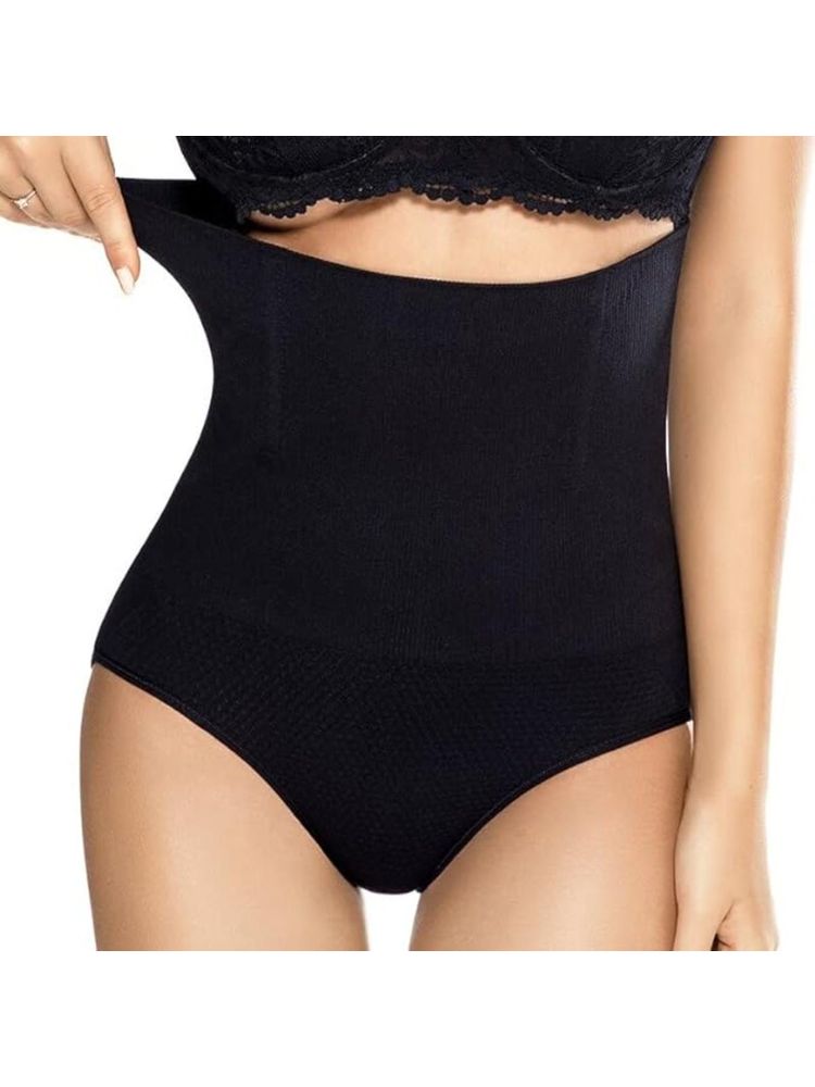 BRACHY Womens Nylon High Waist Tummy Tucker Women Shapewear Black