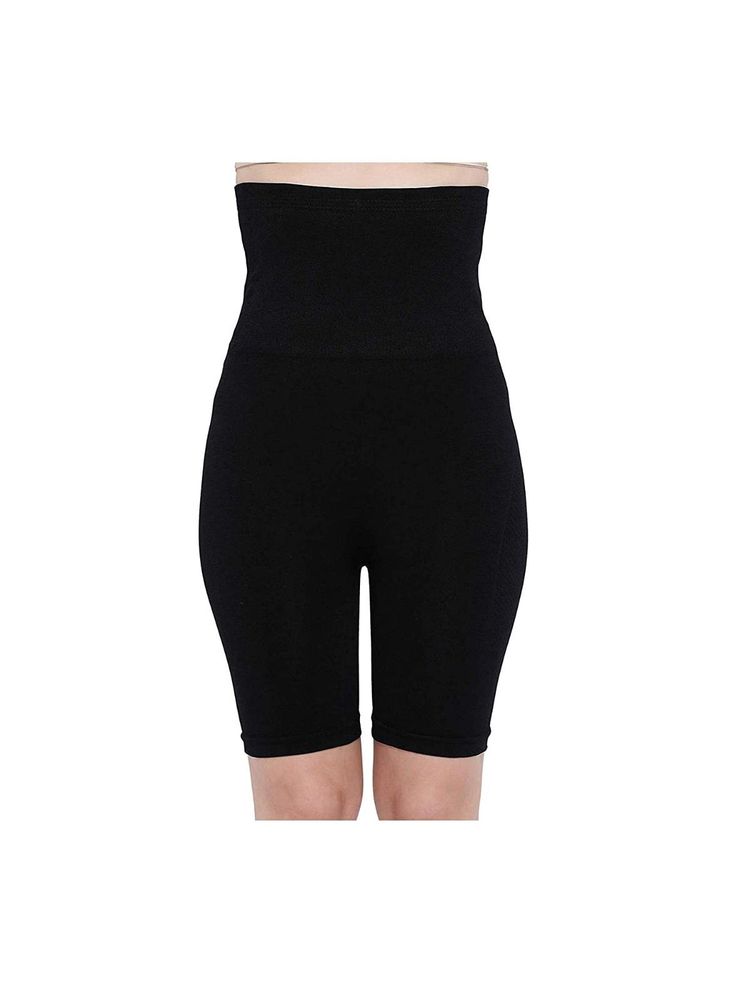 BRACHY Womens 4-In-1 Shaper Seamless Tummy Tucker Body Shapewear Black