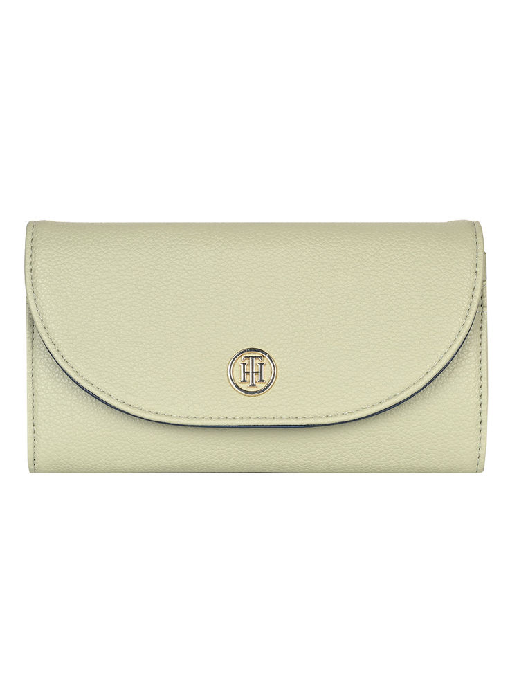 tommy hilfiger accessories Tommy Hilfiger Green Solid Wallet with Detachable Chain Strap-picture-14