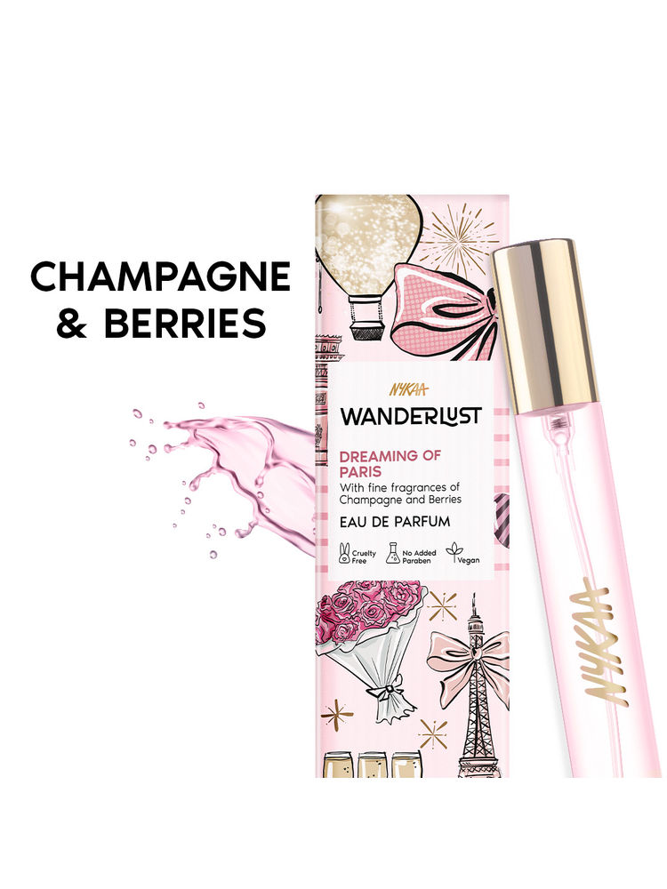 Nykaa Wanderlust Dreaming of Paris Fruity Fragrance EDP For Women-Mini Travel Size Perfume-image-34