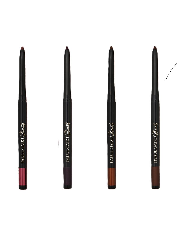 Parul Garg Beauty Bold Define Kajal Smudge-Proof, Long-Lasting (Earthy Elegance, Pack Of 4)-picture-18