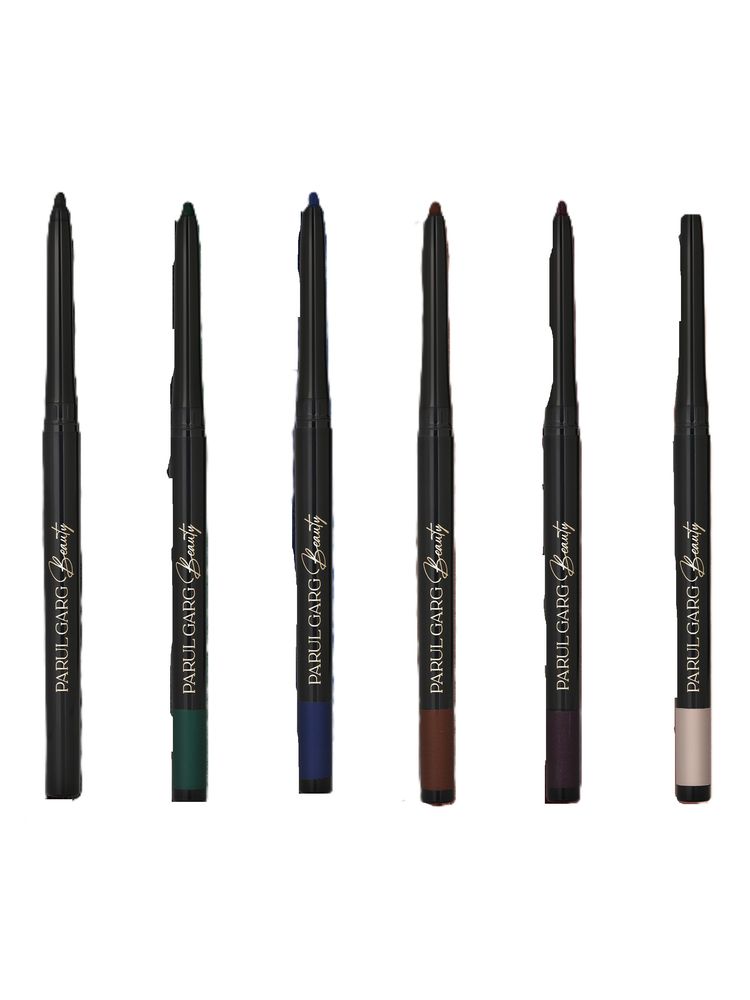 Parul Garg Beauty Bold Define Kajal Smudge-Proof, Long-Lasting (Complete Matte Collection,Pack Of 6)-picture-22