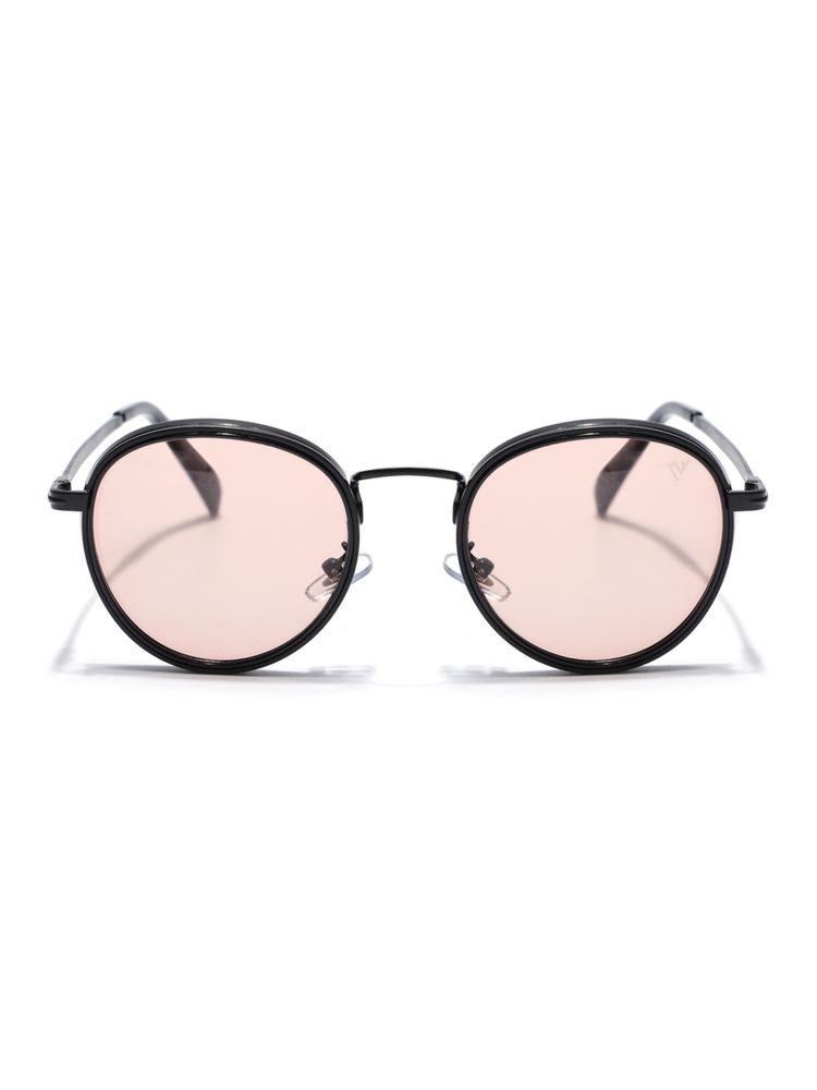 Voyage Black Round Brown Sunglass 3040P (47)-picture-10