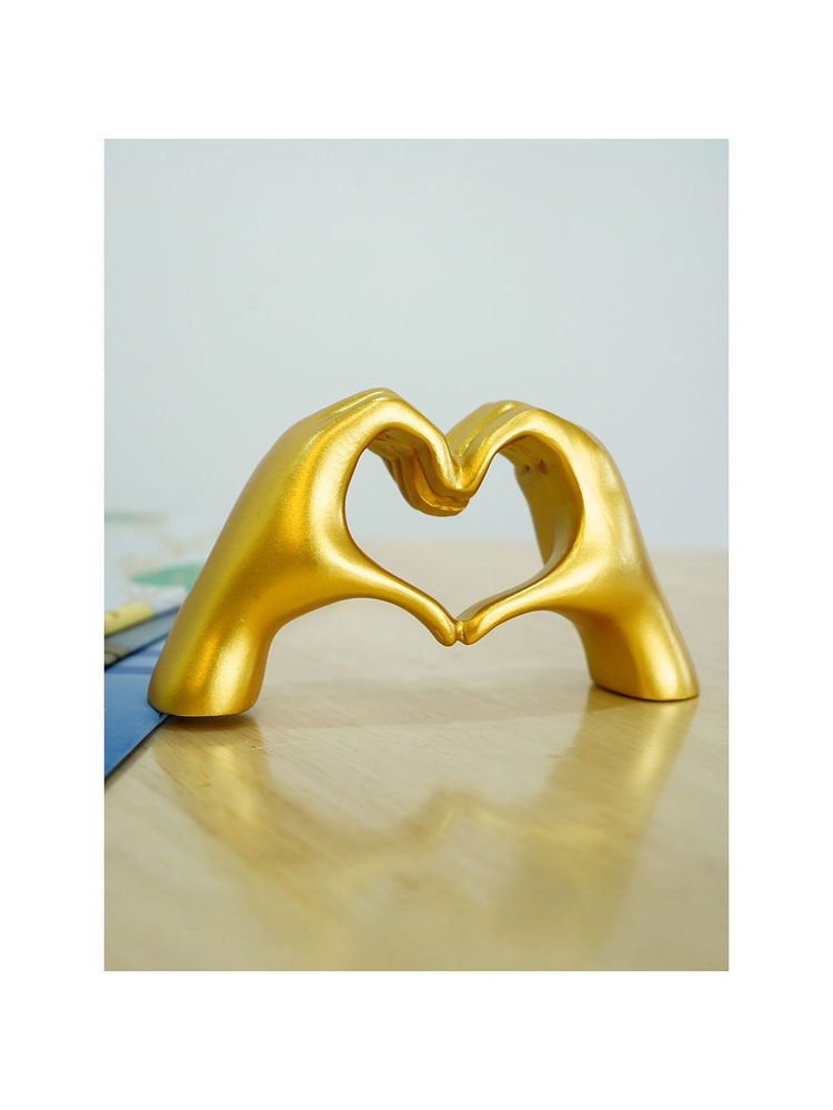Ekhasa Heart Shaped Love Hands Show Piece for Home Decor-picture-3