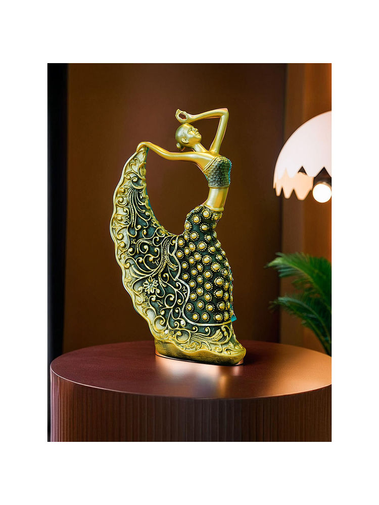 Ekhasa Female Peacock Dancer Show Piece for Home Decor-picture-2