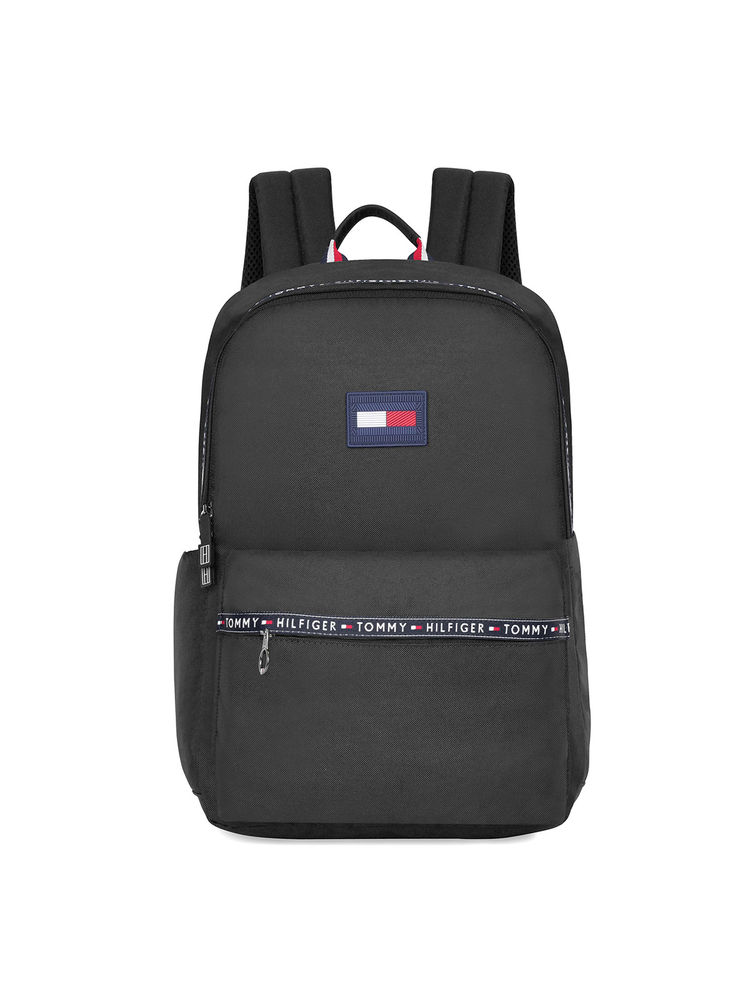 Tommy Hilfiger Unisex Joplin Polyester 14 Inch Black Laptop Backpack-image-2