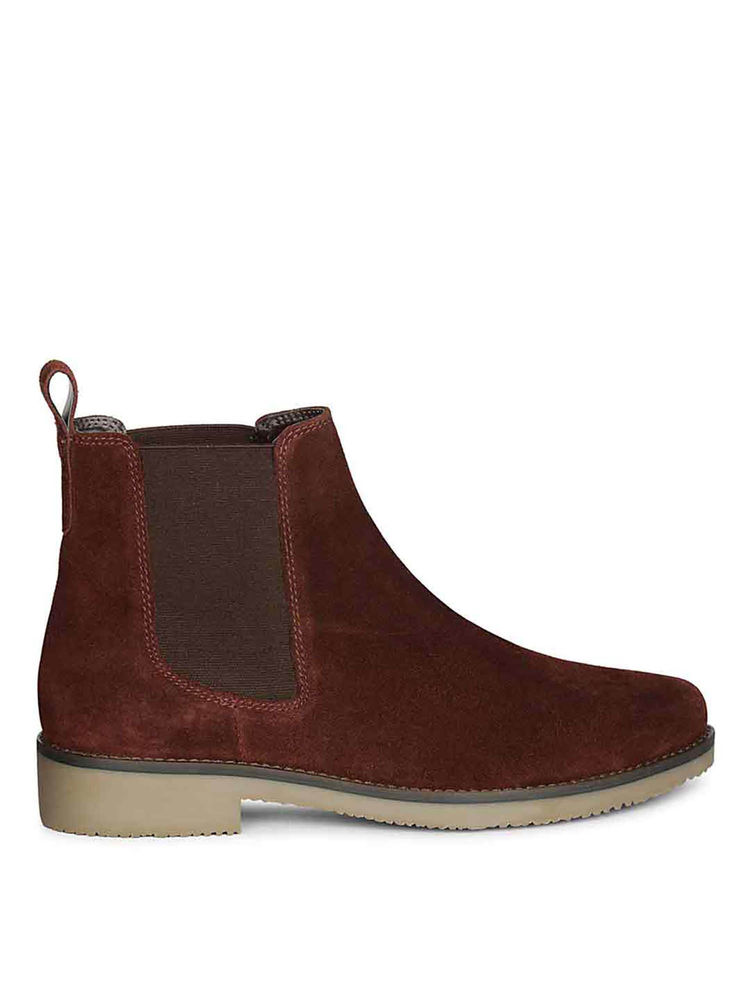 Viviblu Saint Priscilla Women Wine Suede Ankle Chelsea Boots-image-33