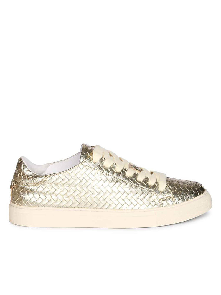 Viviblu Saint Liza Women Gold Leather Sneakers-picture-11