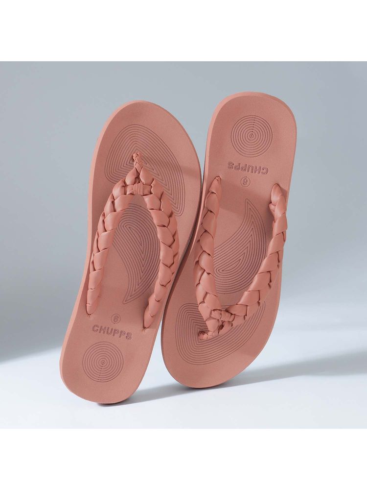 Chupps Women'S Wisp Peach Flip-Flops-picture-27