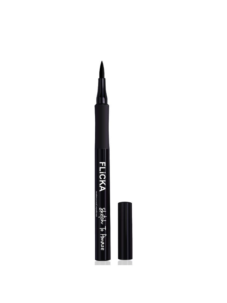 Flicka Sketch To Amaze Waterproof & Smudgeproof Intense Pigment Super Long Lasting Eyeliner-picture-17