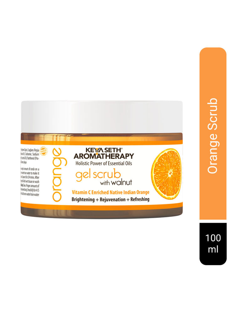 Keya Seth Aromatherapy Orange Gel Scrub with Walnut-image-32