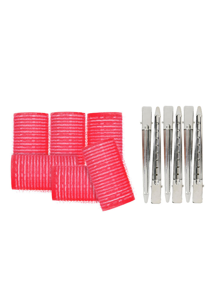 Matra Velcro Curler Roller Section Alligator Clips Curling Hair Styling Combo-picture-40