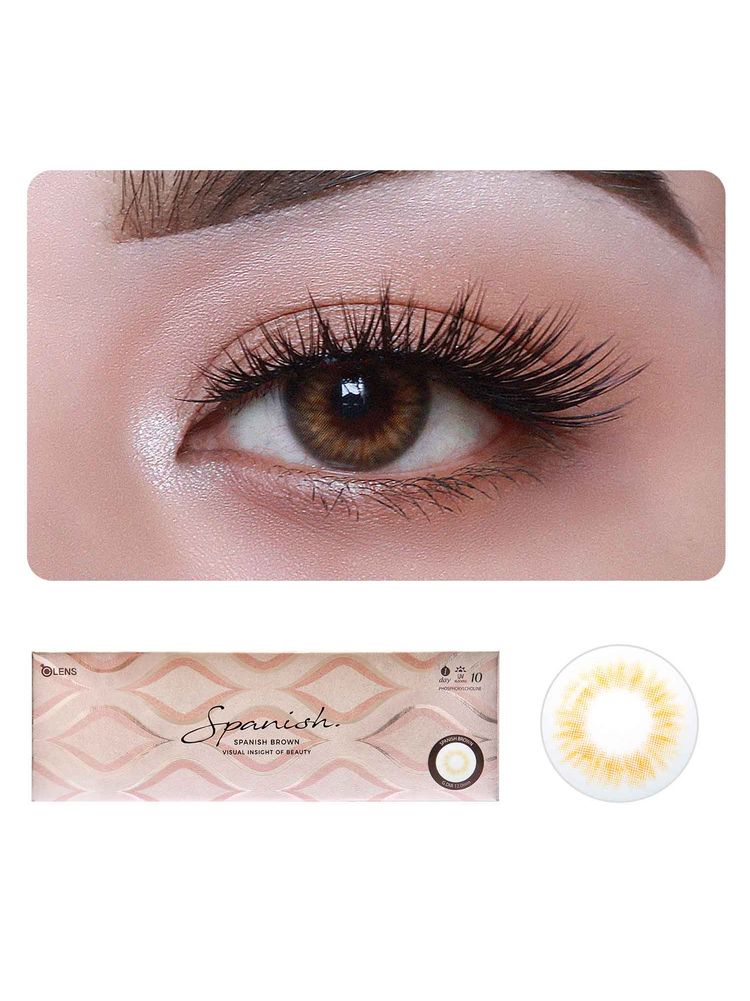 O-Lens Spanish 1Day Coloured Contact Lenses - Brown - 0.00 (5 Pairs)