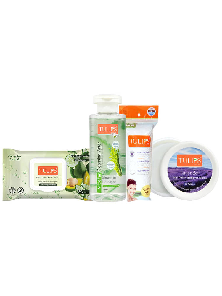 Tulips Complete Cleansing & Makeup Removal Kit