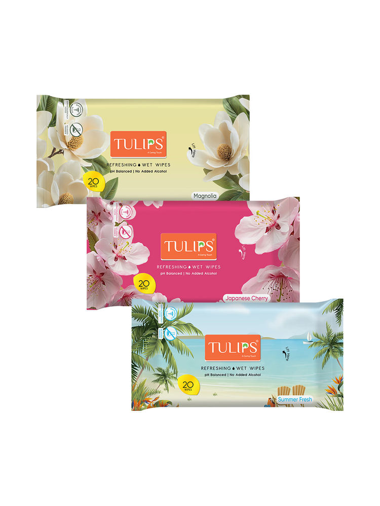 Tulips Fresh & Clean Wet Wipes Super Saver Combo-picture-2