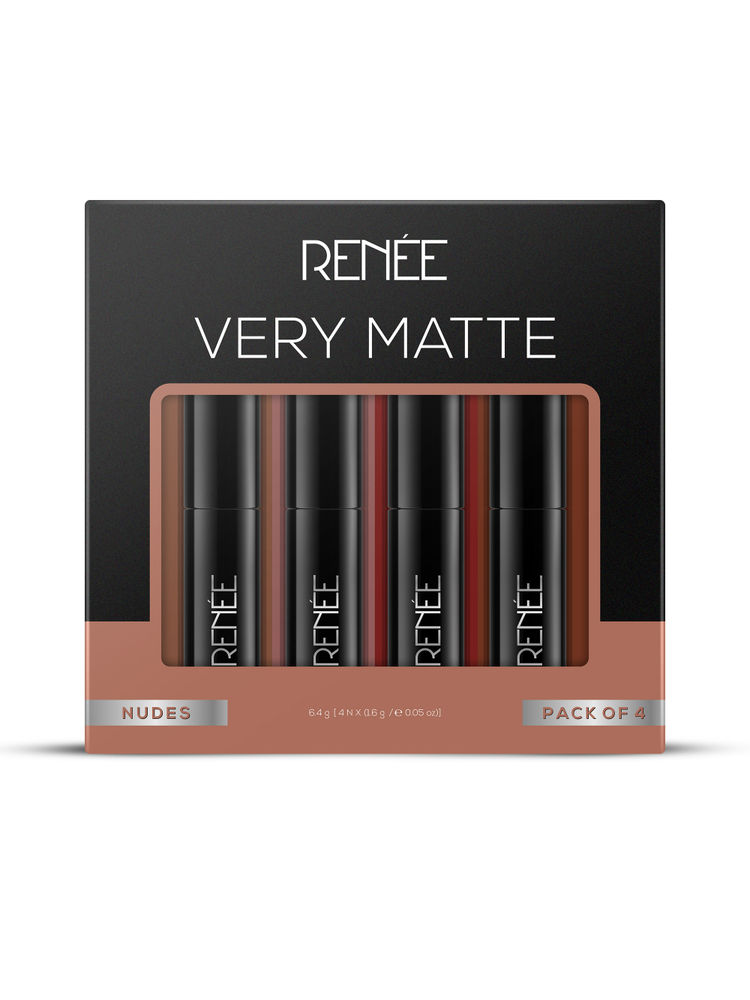 Renee Cosmetics Very Matte Pack Of 4 Matte Lipstick-picture-17