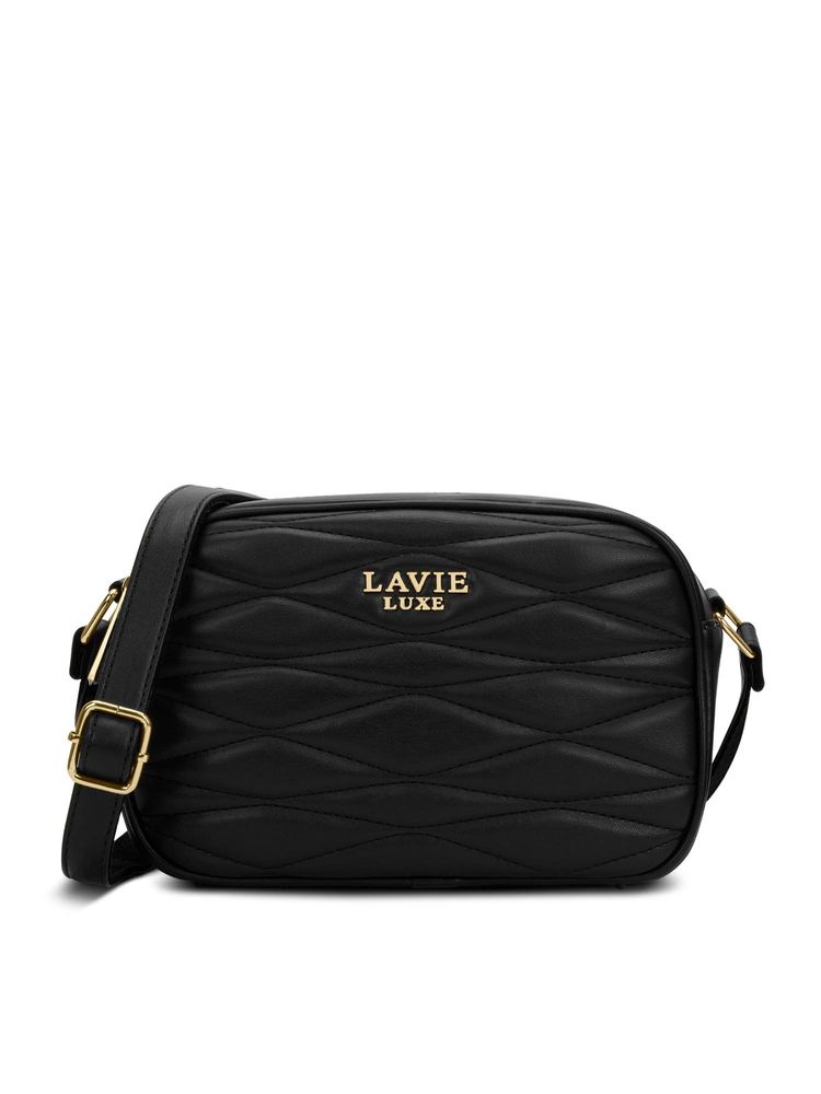 Lavie Luxe Women's Camera Sling Bag (Black) (M)-image-28