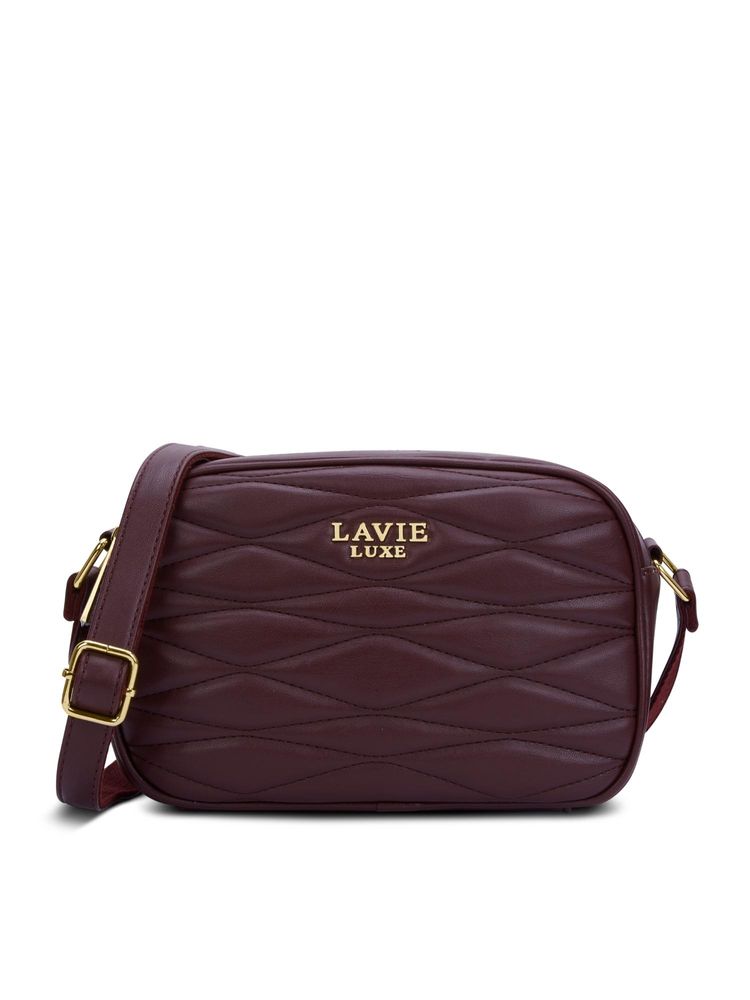 Lavie Luxe Women's Camera Sling Bag (Wine) (M)-image-39