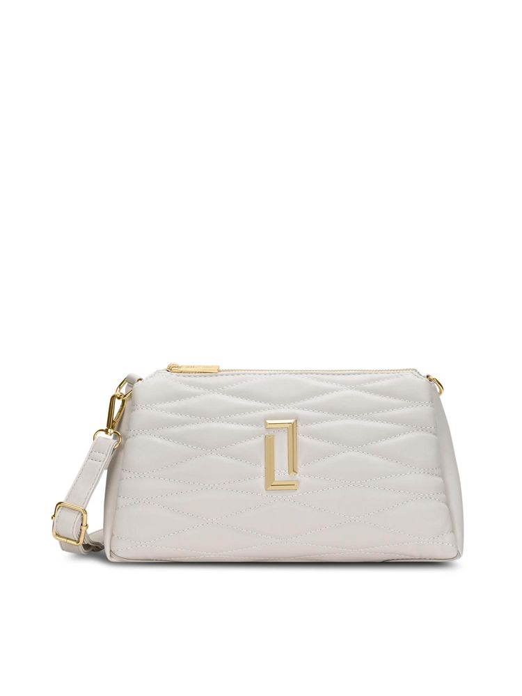 Lavie Luxe Women's Lizzy Sling Bag (Off White) (M)-picture-16