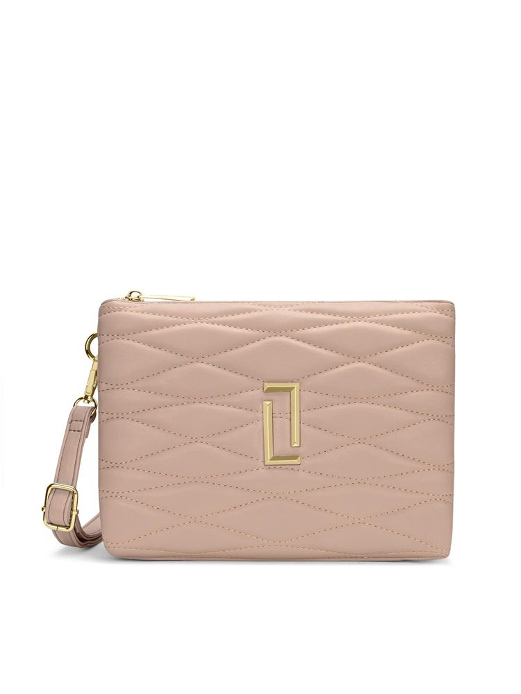 Lavie Luxe Women's Milan Sling Bag (Mocha) (L)-image-12