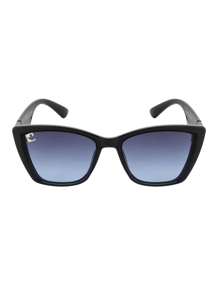 Clark N Palmer Smoke Blue Gradient Lens Cat Eye Sunglasses for Women-Cnp-St103-C3 (54)-image-27