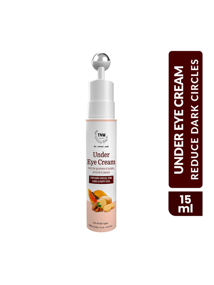 TNW The Natural Wash Under Eye Cream Roll On to Reduce Dark Circles, Puffiness and Fine Lines