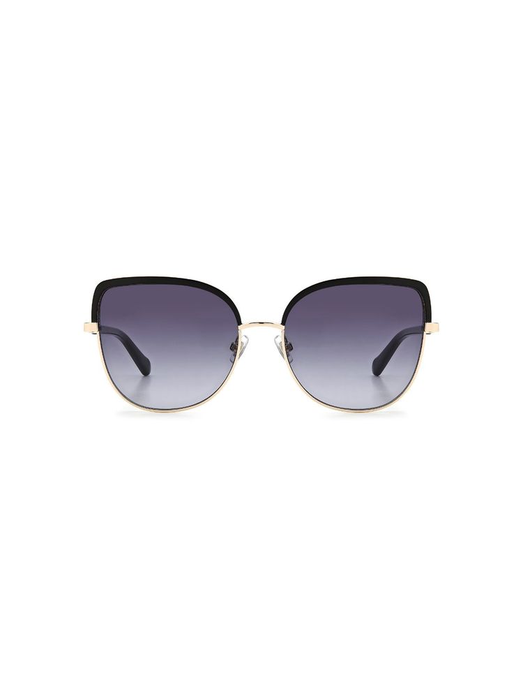 Fossil Dark Grey Shaded Lens Cat Eye Sunglass Matte Black Frame - 204670003569O-picture-16