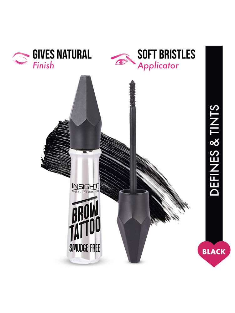Insight Cosmetics Brow Tattoo, Smudge Proof, Long Lasting Upto 12hr, Castor Oil Infused