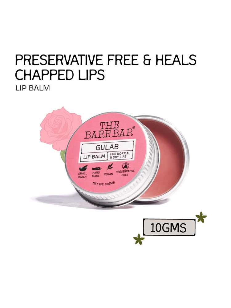 The Bare Bar Berry Blast Lip Balm - Buttery Moisture for Pigmented, Dry Lips-image-48